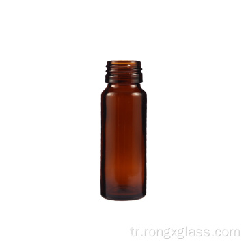 Oral sıvı tıbbi şurup cam şişeleri